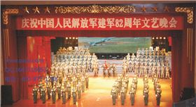 演出音響 解放軍建軍82周年文藝晚會(huì)案例