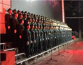 韶關八一軍民聯歡晚會采用線陣音響系統