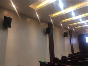 中鐵十四局集團禮堂采用雙十五專業音響設備