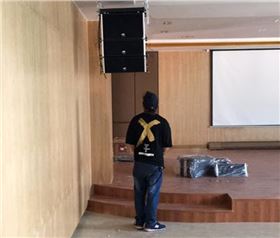 羅浮山國藥集團禮堂多功能廳擴聲系統(tǒng)