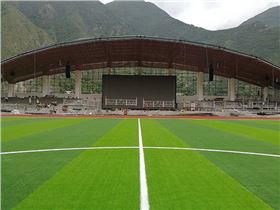 JSL爵士龍九寨溝南坪中學體育場工程案例 JSL爵士龍九寨溝南坪中學體育場工程案例
