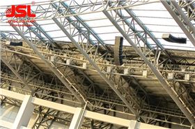 爵士龍專業音響設備成功助力鹿寨田徑運動場—— 基于Dante網絡架構現場音頻系統