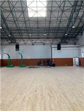 爵士龍JSL線陣音箱系統助力湖南衡陽祁東縣芙蓉學校體育館