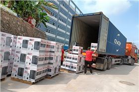 巴西客戶定制350套有源線陣順利出貨