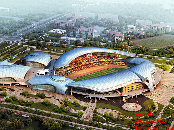 爵士龍線陣音箱助力錫林浩特大型體育場