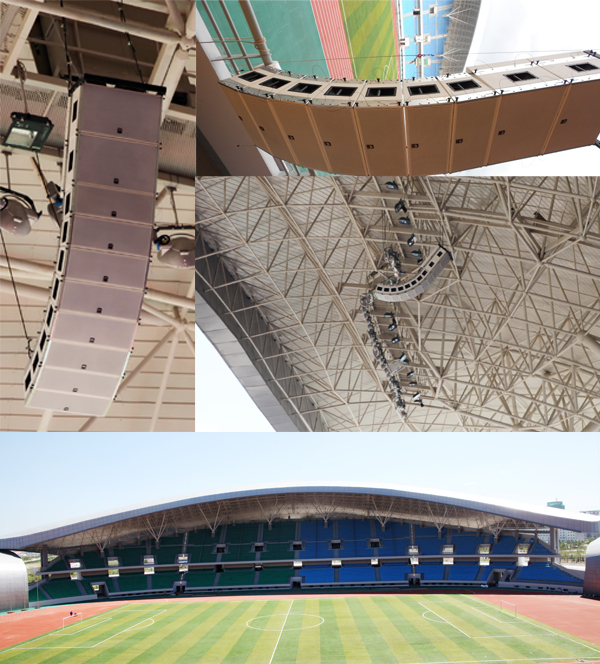 爵士龍線陣音箱助力錫林浩特大型體育場3