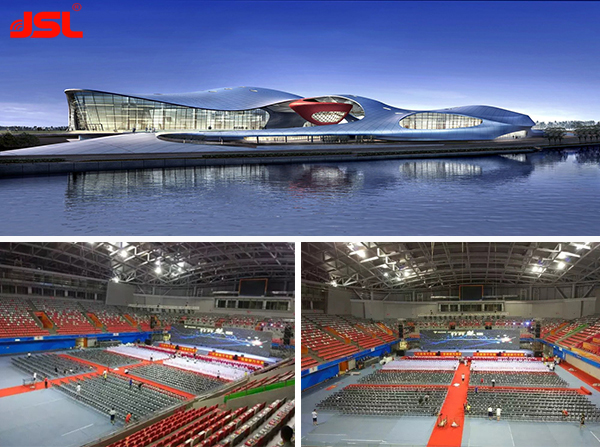 爵士龍線陣音響走進廣州亞運城體育館