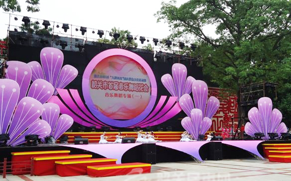 JSL舞臺音響助陣韶關首屆音樂舞蹈花會