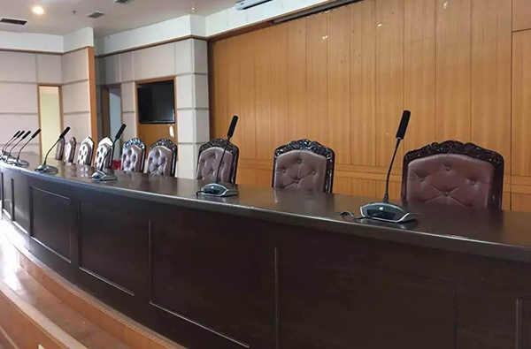 爵士龍會議室音響系統 樂山市政府會議室