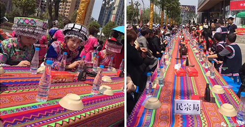 8+4線陣音響系統助陣四川興文(國際)苗族花山節