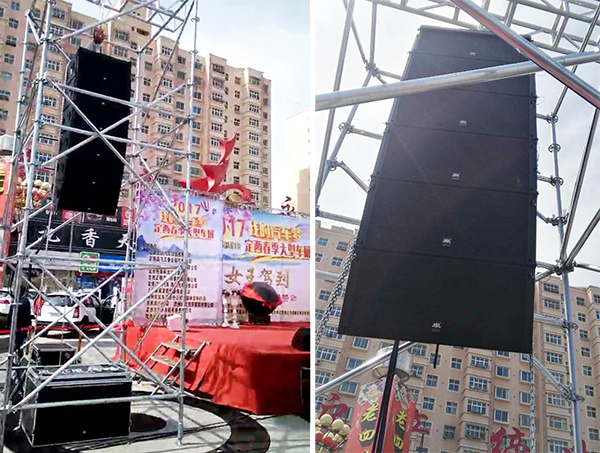 爵士龍線陣音響系統亮相定西春季大型車展