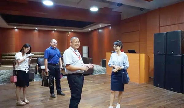 廣東演藝設備行業(yè)商會走訪萬昌音響公司