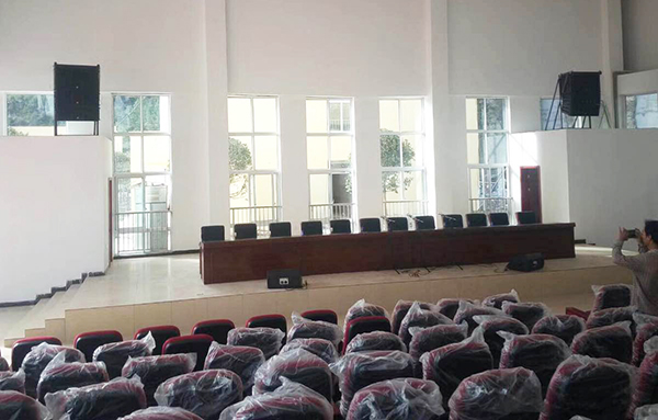 爵士龍多功能廳音響設備被四川高校采用