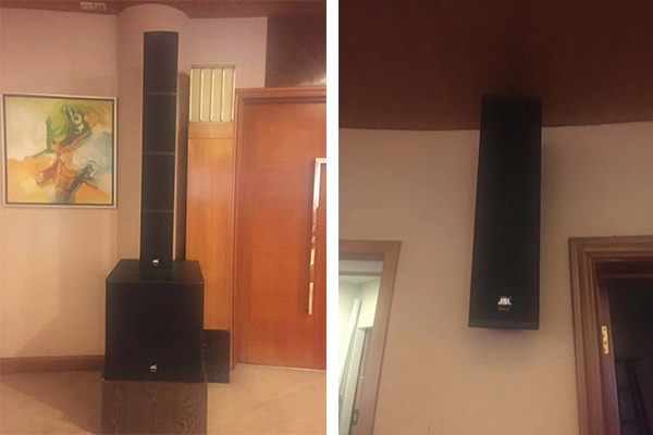 專業音響以優質性能征服四川省瀘州市伊頓五星級飯店【爵士龍】