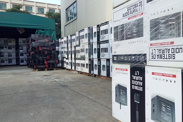 墨西哥客戶再次定制400套有源聲柱組合