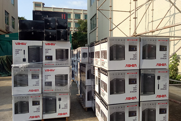 墨西哥客戶再次定制400套有源聲柱組合