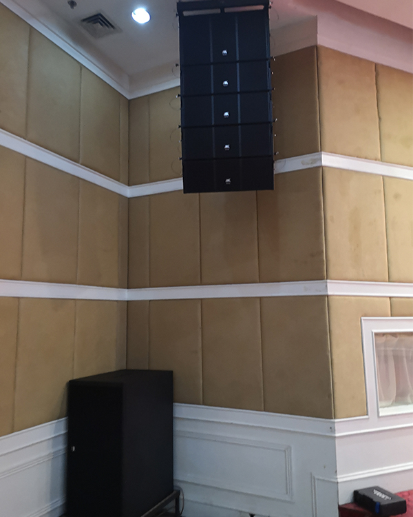 爵士龍線陣列音箱助力河南省駐馬店市天龍大酒店【爵士龍音響】