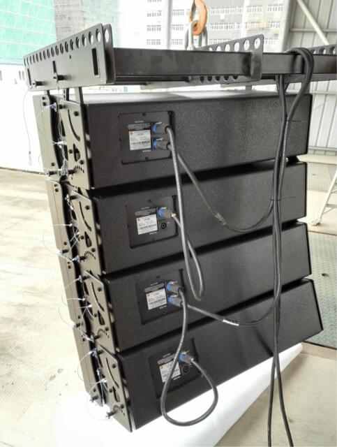 JSL爵士龍音響線陣的安裝步驟