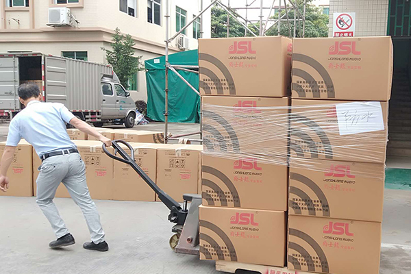 非洲客戶定制爵士龍線陣列音響系統