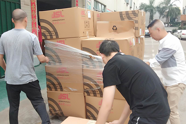 非洲客戶定制爵士龍線陣列音響系統