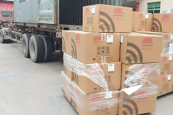 非洲客戶定制爵士龍線陣列音響系統