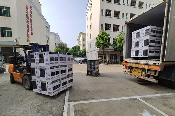 喜訊!JSL爵士龍第二批要遠航巴西的音響訂單順利裝箱