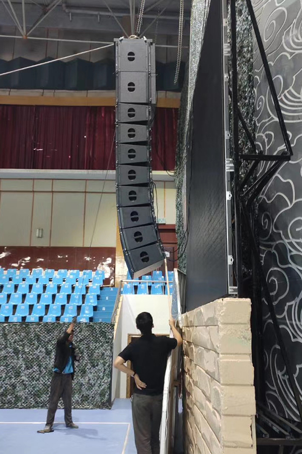 吉林長春航空學院體育館采用專業音響設備