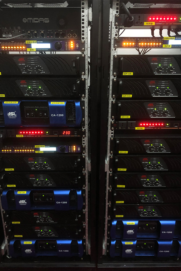 吉林長春航空學院體育館采用專業音響設備