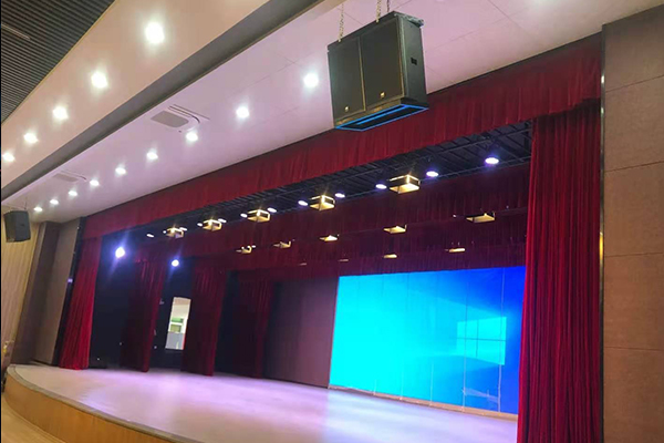 專業音響系統應用于佛山順德聚勝小學多功能廳【爵士龍音響】