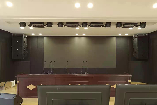 JSL爵士龍線陣音響系統應用浙江麗水縉云供電局報告廳