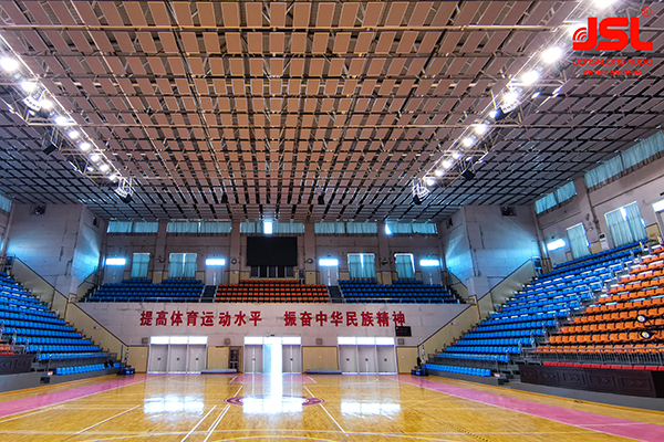 爵士龍音響成功助力焦作一中體育館擴聲系統