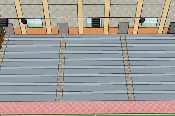 如何把老體育館改造成標準館?爵士龍成功助力焦作一中體育館改造!