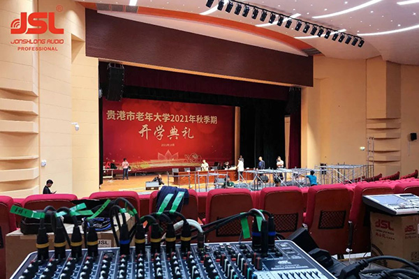 爵士龍LA線陣音箱系統(tǒng)廣西貴港市老年大學