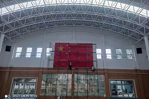 濟南市高鐵西站體育館選用爵士龍線陣音箱系統