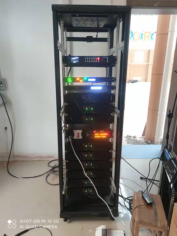 濟南市高鐵西站體育館選用爵士龍線陣音箱系統