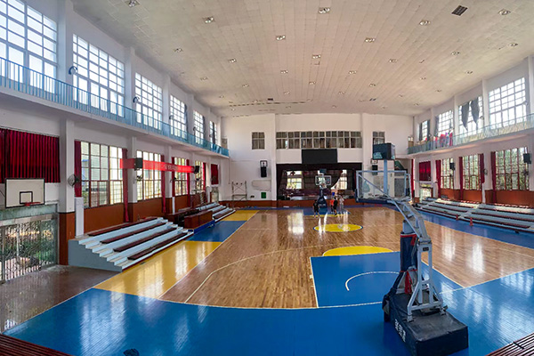 湖南婁底二中多功能體育館成功選用爵士龍JSL線陣音響系統