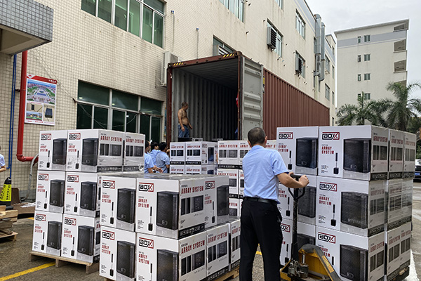 巴西訂單成功發(fā)貨,350套有源線陣音響遠(yuǎn)銷海外