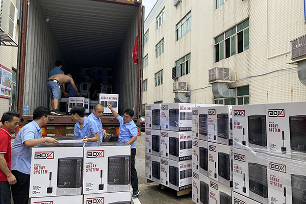 巴西訂單成功發(fā)貨,350套有源線陣音響遠(yuǎn)銷海外