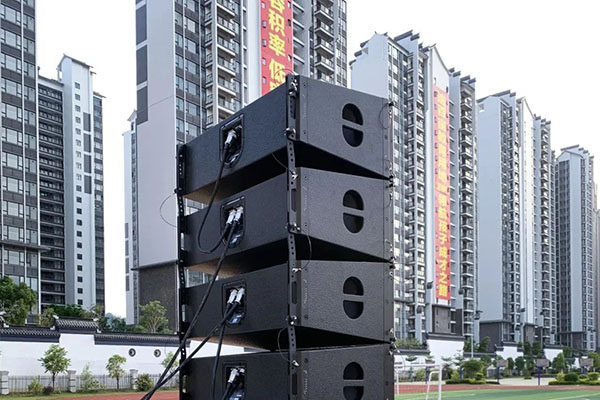 爵士龍LA雙十線陣音箱系統助力高州市高文小學打造校園之聲