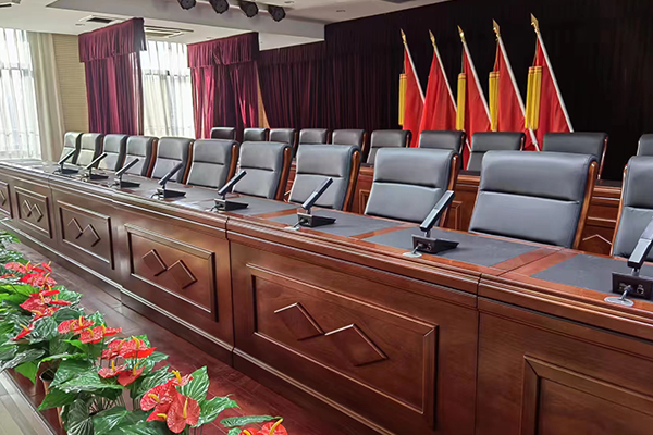 鄭州鐵路局報告廳搭建完成并投入使用 【爵士龍專業音響設備】