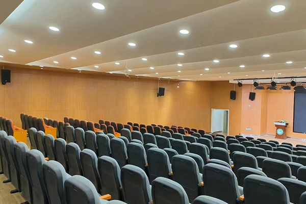 湖南長沙某學校多功能體育館選用JSL爵士龍線陣音響系統