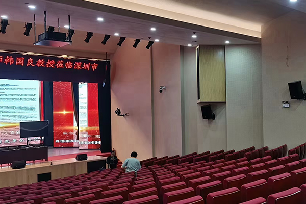 深圳藝術(shù)高中多功能廳選用JSL爵士龍線陣音響系統(tǒng)