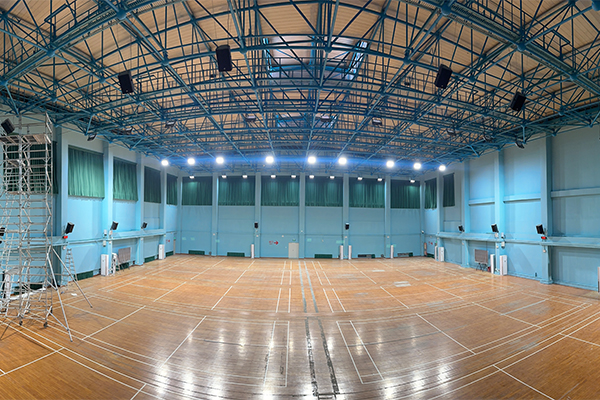 打球自帶BGM?爵士龍音響讓廣州體育館羽毛球館的每個扣殺都帶節奏!