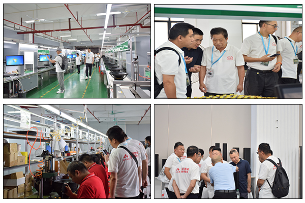 慧聰網(wǎng)百人代表團(tuán)蒞臨爵士龍音響參觀交流,共探聲學(xué)科技未來